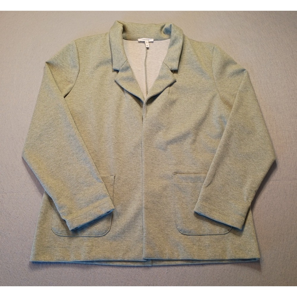 Maurices Size XL Women's Jacket Blazer Light Green Open Front Cardigan Business‎